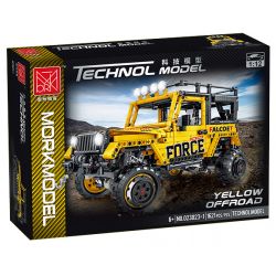 MorkModel 023023-4 023023-1 023023-2 023023-3 Mork Model 023023-4 023023-1 023023-2 023023-3 non  XE ĐỊA HÌNH JEEP WRANGLER tỷ lệ 1:12 bộ đồ chơi xếp lắp ráp ghép mô hình  OFFROAD Kỹ Thuật Công Nghệ Cao Mô Hình Phương Tiện 1607 khối