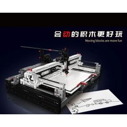 MouldKing 13181 Mould King 13181 non  MÁY VẼ bộ đồ chơi xếp lắp ráp ghép mô hình  PLOTTER Kỹ Thuật Công Nghệ Cao Mô Hình Phương Tiện 3088 khối