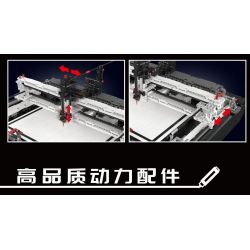 MouldKing 13181 Mould King 13181 non  MÁY VẼ bộ đồ chơi xếp lắp ráp ghép mô hình  PLOTTER Kỹ Thuật Công Nghệ Cao Mô Hình Phương Tiện 3088 khối