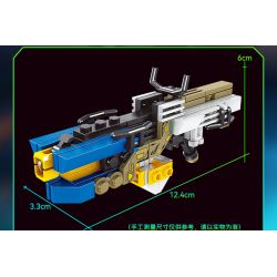 Kazi KY88029 88029 non  SÚNG CẦM TAY TRONG TƯƠNG LAI MÁY NHIỆT NHẸ bộ đồ chơi xếp lắp ráp ghép mô hình Gun FUTURE FIREARMS 93 khối