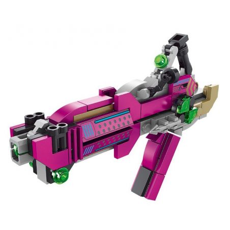 Kazi KY88028 88028 non  SÚNG CẦM TAY TRONG TƯƠNG LAI ĐIỆN TỪ CÓ THỂ SẠC LẠI bộ đồ chơi xếp lắp ráp ghép mô hình Gun FUTURE FIREARMS 106 khối