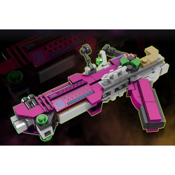 Kazi KY88028 88028 non  SÚNG CẦM TAY TRONG TƯƠNG LAI ĐIỆN TỪ CÓ THỂ SẠC LẠI bộ đồ chơi xếp lắp ráp ghép mô hình Gun FUTURE FIREARMS 106 khối