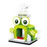 SEMBO 601120 non  QUÁN ẾCH TƯƠI KHÔ CAY bộ đồ chơi xếp lắp ráp ghép mô hình BULLFROG 114 khối