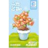 SEMBO 611062 non  CHẬU CÂY DỄ THƯƠNG CHIẾC CỐC YUANYUANGUO bộ đồ chơi xếp lắp ráp ghép mô hình Flowers Hoa 142 khối