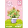 SEMBO 611057 non  CHẬU CÂY DỄ THƯƠNG CỐC CHANH CÚC bộ đồ chơi xếp lắp ráp ghép mô hình Flowers Hoa 68 khối