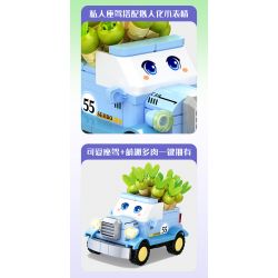 SEMBO 611056 non  CỬA HÀNG HOA OTOME bộ đồ chơi xếp lắp ráp ghép mô hình Flowers 172 khối