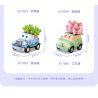 SEMBO 611055 non  CỬA HÀNG HOA BIHUANZUO bộ đồ chơi xếp lắp ráp ghép mô hình Flowers 150 khối