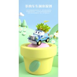 SEMBO 611055 non  CỬA HÀNG HOA BIHUANZUO bộ đồ chơi xếp lắp ráp ghép mô hình Flowers 150 khối