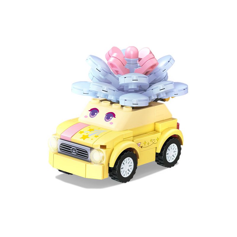 SEMBO 611054 non  CỬA HÀNG HOA EDELWEISS bộ đồ chơi xếp lắp ráp ghép mô hình Flowers 160 khối