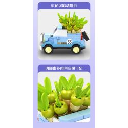 SEMBO 611053 non  CỬA HÀNG HOA KHỐI NGỌC TRAI bộ đồ chơi xếp lắp ráp ghép mô hình Flowers 168 khối