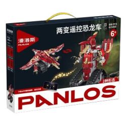 PanlosBrick 615008 Panlos Brick 615008 non  KHỦNG LONG Ô TÔ ĐIỀU KHIỂN TỪ XA HAI THAY ĐỔI bộ đồ chơi xếp lắp ráp ghép mô hình  Kỹ Thuật Công Nghệ Cao Mô Hình Phương Tiện