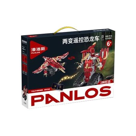 PanlosBrick 615008 Panlos Brick 615008 non  KHỦNG LONG Ô TÔ ĐIỀU KHIỂN TỪ XA HAI THAY ĐỔI bộ đồ chơi xếp lắp ráp ghép mô hình  Kỹ Thuật Công Nghệ Cao Mô Hình Phương Tiện