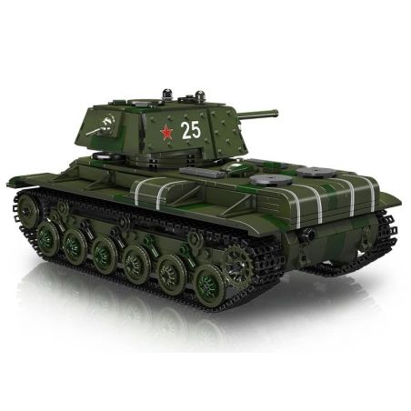 MouldKing 20025 Mould King 20025 non  XE TĂNG HẠNG NẶNG KV-1 bộ đồ chơi xếp lắp ráp ghép mô hình Military Army KV-1 HEAVY TANK Quân Sự Bộ Đội