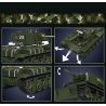 MouldKing 20025 Mould King 20025 non  XE TĂNG HẠNG NẶNG KV-1 bộ đồ chơi xếp lắp ráp ghép mô hình Military Army KV-1 HEAVY TANK Quân Sự Bộ Đội