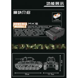 MouldKing 20025 Mould King 20025 non  XE TĂNG HẠNG NẶNG KV-1 bộ đồ chơi xếp lắp ráp ghép mô hình Military Army KV-1 HEAVY TANK Quân Sự Bộ Đội