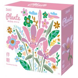 JAKI JK26102 26102 non  NHẬT KÝ THỰC VẬT HOA HUỆ VỚI ĐƯỜNG bộ đồ chơi xếp lắp ráp ghép mô hình Flowers PLANTE SWEETENER IN LIFE