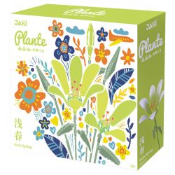 JAKI JK26101 26101 non  NHẬT KÝ THỰC VẬT LILY LIGHT SPRING bộ đồ chơi xếp lắp ráp ghép mô hình Flowers PLANTE EARLY SPRING Hoa