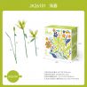 JAKI JK26101 26101 non  NHẬT KÝ THỰC VẬT LILY LIGHT SPRING bộ đồ chơi xếp lắp ráp ghép mô hình Flowers PLANTE EARLY SPRING Hoa