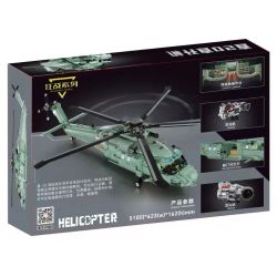 SHARP MODEL JIMU LIANGPIN 10300 non  WILD WAR TRỰC THĂNG HOẠT ĐỘNG TRÊN TÀU SÂN BAY PHIÊN BẢN Z-20 HNA bộ đồ chơi xếp lắp ráp ghép mô hình Military Army Quân Sự Bộ Đội 1834 khối