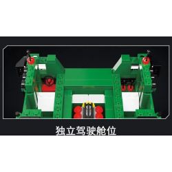 SHARP MODEL JIMU LIANGPIN 10306 non  CHIẾN TRANH HOANG DÃ TÊN LỬA ĐẠN ĐẠO DONGFENG-41 bộ đồ chơi xếp lắp ráp ghép mô hình Military Army DF-41 Quân Sự Bộ Đội 2299 khối