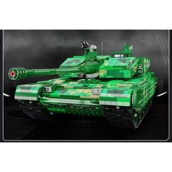 SHARP MODEL JIMU LIANGPIN 10297 non  TRẬN CHIẾN ĐIÊN CUỒNG XE TĂNG ZTZ-99A bộ đồ chơi xếp lắp ráp ghép mô hình Military Army Quân Sự Bộ Đội 2574 khối