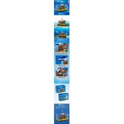 ZHEGAO 662002 non  ĐỨC MARIA THẦM LẶNG bộ đồ chơi xếp lắp ráp ghép mô hình Pirates Of The Caribbean SHIPWRECKS Cướp Biển Vùng Caribe 662 khối