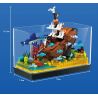ZHEGAO 662002 non  ĐỨC MARIA THẦM LẶNG bộ đồ chơi xếp lắp ráp ghép mô hình Pirates Of The Caribbean SHIPWRECKS Cướp Biển Vùng Caribe 662 khối