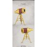ZHEGAO 00381 non  KÍNH THIÊN VĂN bộ đồ chơi xếp lắp ráp ghép mô hình Creator Expert TELESCOPE Chuyên Gia Sáng Tạo 649 khối