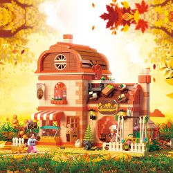 ZHEGAO 612004 non  XƯỞNG SÔ CÔ LA bộ đồ chơi xếp lắp ráp ghép mô hình Creator CHOCOLATE WORKSHOP Sáng Tạo 1324 khối