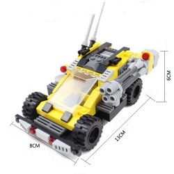 GUDI 8211 non  Ô TÔ CHIẾN ĐẤU CÙNG ROBOT ONG bộ đồ chơi xếp lắp ráp ghép mô hình Earth Border Biến Giới Trái Đất 185 khối
