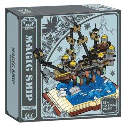 BEAUTY AND 13046 non  CUỐN SÁCH MA THUẬT MARY bộ đồ chơi xếp lắp ráp ghép mô hình Pirates Of The Caribbean Cướp Biển Vùng Caribe 1028 khối