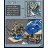 BEAUTY AND 13046 non  CUỐN SÁCH MA THUẬT MARY bộ đồ chơi xếp lắp ráp ghép mô hình Pirates Of The Caribbean Cướp Biển Vùng Caribe 1028 khối
