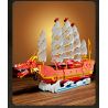 FORANGE FC6007 6007 non  THUYỀN JUFULONG bộ đồ chơi xếp lắp ráp ghép mô hình Creator Expert DRAGON BOAT Chuyên Gia Sáng Tạo 2207 khối