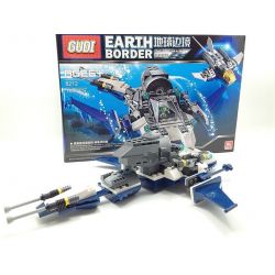 GUDI 8212 non  TÀU LẶN BIỂN bộ đồ chơi xếp lắp ráp ghép mô hình Earth Border Biến Giới Trái Đất 180 khối