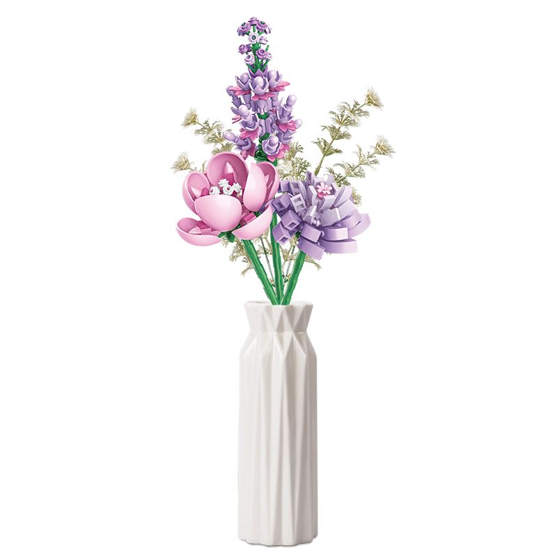 TOP TOY TC1106 1106 non  BÓ HOA ĐỨC PHẬT HUYỀN BÍ bộ đồ chơi xếp lắp ráp ghép mô hình Flowers MYSTERIOUS PFEIFFER