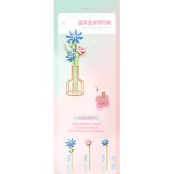 TOP TOY TC1108 1108 non  BÓ HOA GENTLE SAINT-PAUL NICE bộ đồ chơi xếp lắp ráp ghép mô hình Flowers FLOWERS BOUQUET