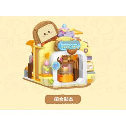 TOP TOY TC2013 2013 non  THƯỞNG THỨC LOẠT CẢNH ĐƯỜNG PHỐ TUYỆT ĐẸP YUANQI BAKERY bộ đồ chơi xếp lắp ráp ghép mô hình Girl ENERGY BAKERY Con Gái