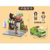 PanlosBrick 685002 Panlos Brick 685002 non  QUÁN CÀ PHÊ WULING HONGGUANG MINIEV MUI TRẦN bộ đồ chơi xếp lắp ráp ghép mô hình COFFEE SHOP 446 khối