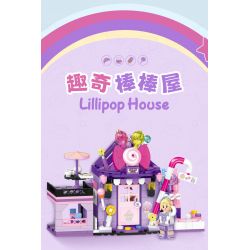 TOP TOY TC2012 2012 non  THƯỞNG THỨC LOẠT CẢNH ĐƯỜNG PHỐ TUYỆT VỜI QUQI BANGBANG HOUSE bộ đồ chơi xếp lắp ráp ghép mô hình Girl LILLIPOP HOUSE Con Gái