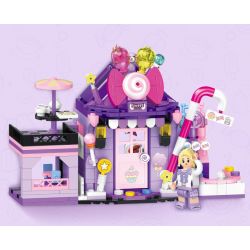 TOP TOY TC2012 2012 non  THƯỞNG THỨC LOẠT CẢNH ĐƯỜNG PHỐ TUYỆT VỜI QUQI BANGBANG HOUSE bộ đồ chơi xếp lắp ráp ghép mô hình Girl LILLIPOP HOUSE Con Gái