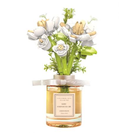 TOP TOY TC1110 1110 non  HƯƠNG HOA NGHỆ THUẬT WHITE SANDALWOOD GIRL YA bộ đồ chơi xếp lắp ráp ghép mô hình Flowers