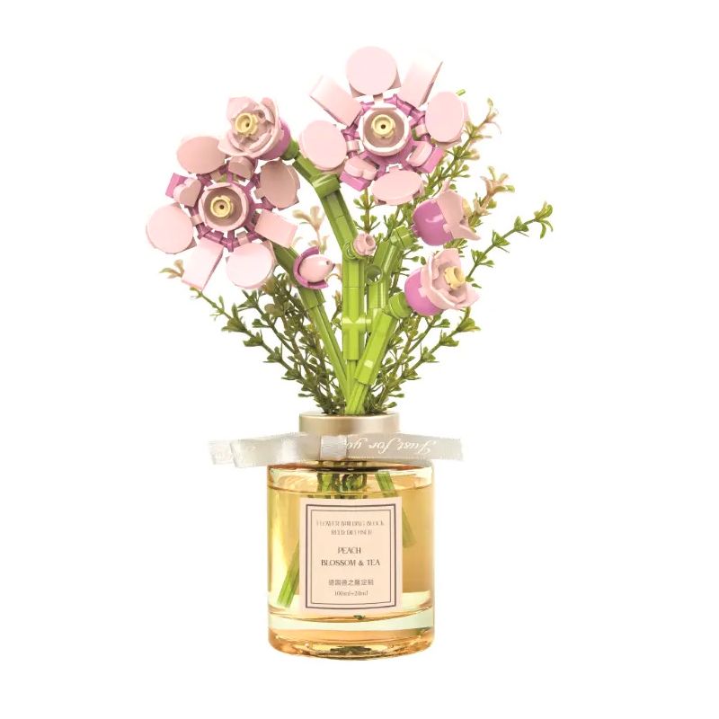 TOP TOY TC1111 1111 non  NGHỆ THUẬT HƯƠNG HOA TRÀ ĐÀO DƯƠNG KIỀU bộ đồ chơi xếp lắp ráp ghép mô hình Flowers