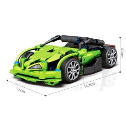 SEMBO 7002 non  CHÚA TỂ CỦA ĐÊM VĨNH CỬU tỷ lệ 1:24 bộ đồ chơi xếp lắp ráp ghép mô hình  Kỹ Thuật Công Nghệ Cao Mô Hình Phương Tiện 224 khối