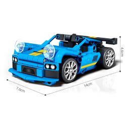 SEMBO 7007 non  VINH QUANG MÀU XANH ĐẬM tỷ lệ 1:24 bộ đồ chơi xếp lắp ráp ghép mô hình  Kỹ Thuật Công Nghệ Cao Mô Hình Phương Tiện 244 khối