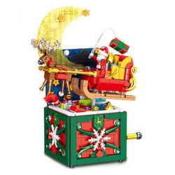 ZHEGAO 01051 non  HỘP QUÀ GIÁNG SINH bộ đồ chơi xếp lắp ráp ghép mô hình Creator Sáng Tạo 772 khối