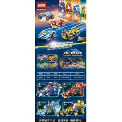 LWCK 60039 non  4 LOẠI ÁO GIÁP ĐUA bộ đồ chơi xếp lắp ráp ghép mô hình Speed Champions Racing Cars Đua Xe Công Thức 629 khối