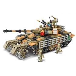 WOMA C0849 0849 non  XE TĂNG CHIẾN ĐẤU CHỦ LỰC T90MS bộ đồ chơi xếp lắp ráp ghép mô hình Military Army POWERFUL MILITARY Quân Sự Bộ Đội 1641 khối