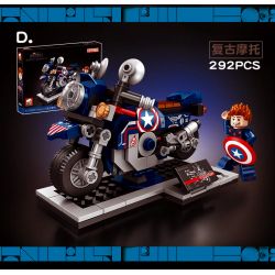 ELEPHANT JX90149 90149 non  AVENGERS ANH HÙNG MÔ HÌNH BẢNG 4 SỰ KẾT HỢP bộ đồ chơi xếp lắp ráp ghép mô hình Marvel Super Heroes Siêu Anh Hùng Marvel 1040 khối