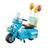 JAKI JK8311 8311 non  KHINH KHÍ CẦU bộ đồ chơi xếp lắp ráp ghép mô hình Creator BALLON MOTORCYCLE Sáng Tạo