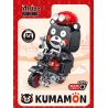 INBRIXX 880008 non  XE MÁY KUMAMON bộ đồ chơi xếp lắp ráp ghép mô hình Motorcycle Motorbike Xe Hai Bánh 334 khối